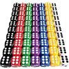 HUAZIZ 70 Pezzi Dadi 6 Facce 12mm Dadi da Gioco per enzi, Farkle, Yahtzee, Bunco or Insegnare i Matematici, 7 Colori