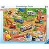 Ravensburger Puzzle per bambini Ravensburger - 06058 Work on the construction site - puzzle a telaio per bambini dai 3 anni in su, con 12 pezzi