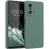 kwmobile Custodia Compatibile con Xiaomi 11T / 11T Pro Cover - Back Case per Smartphone in Silicone TPU - Protezione Gommata - verde militare