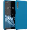 kwmobile Custodia Compatibile con Samsung Galaxy A7 (2018) Cover - Back Case per Smartphone in Silicone TPU - Protezione Gommata - blu indaco