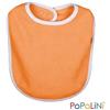 Popolini Bavaglino grande in spugna di cotone bio - col. arancio