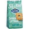Riso Scotti Si con Riso - Biscotto Rustico con Riso - Biscotti Senza Lattosio e Senza Olio di Palma - 350 g