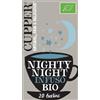 CUPPER Nighty Night Infuso Biologico con Cannella, Camomilla e Melissa, Tisana con Ingredienti Naturali, Gusto Avvolgente, Filtri 100% Biodegradabili, Confezione da 20 Bustine