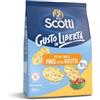 Riso Scotti Snack Petali Mais e Mais Bianco Sottili e Croccanti Senza Glutine 60 g