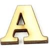Lettera A Clarendon in Legno 1,5 cm