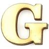 Lettera G Clarendon in Legno 1,5 cm