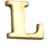 Lettera L Clarendon in Legno 1,5 cm