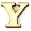 Lettera Y Clarendon in Legno 1,5 cm