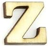 Lettera Z Clarendon in Legno 1,5 cm