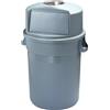 Ristosubito Bidone push con posacenere grigio MAXIPUSH MDL 120 L Modello 114120