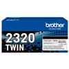 Brother Multipack Nero Tn-2320 Twin 5200 Pagine 2600 Pagine Originale