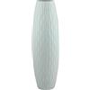 Stonebriar Vintage Textured Pale Blue Tall Wooden Vaso, Legno, Blu Oceano, 5.2 Inches
