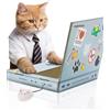 Suck UK Cat Tiragraffi per Gatti-Laptop, Carta, Taglia Unica