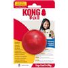 KONG Palla Con Foro - Giocattolo Da Recuperare Per Cani - Palla Classica In Gomma - Per L'Addestramento E Il Gioco - Rosso - Per Cani Di Piccola Taglia