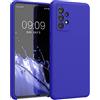 kwmobile Cover per Samsung Galaxy A52 / A52 5G / A52s 5G Custodia - Back Case per Smartphone in Silicone TPU - Protezione Gommata - blu baltico