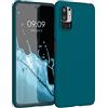 kwmobile Custodia Compatibile con Xiaomi Redmi Note 10 5G Cover - Back Case per Smartphone in Silicone TPU - Protezione Gommata - blu indaco