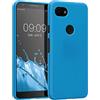 kwmobile Custodia Compatibile con Google Pixel 3a Cover - Back Case per Smartphone in Silicone TPU - Protezione Gommata - blu indaco