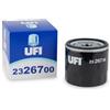 UFI Filters, Filtro Olio 23.267.00, Filtro Olio per Ricambio, Adatto a Auto, Applicabile su Diversi Modelli Fiat, Ford e Volvo