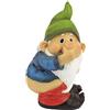 Design Toscano QM2432400 Statua Stinky, Lo Gnomo da Giardino, 12.5x14x24 cm