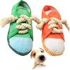 Yueser Giocattolo da Masticare Cigolio per Cani, 2Pcs Giocattolo per Animali Domestici a Forma di Pantofola con Effetto Sonoro Giocattolo da Masticare per Caniper Cani di Piccola e Media Taglia