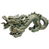 Design Toscano EU9306 Statua Drago Asiatico della Grande Muraglia Cinese, Resina, Multicolore