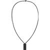 Calvin Klein Collana con Pendente da Uomo Collezione GRID con Placcatura in Nero (IP) - 35000059
