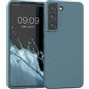 kwmobile Custodia Compatibile con Samsung Galaxy S22 Cover - Back Case per Smartphone in Silicone TPU - Protezione Gommata - artic night
