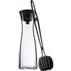 WMF Basic, caraffa per Acqua con Spazzola per la Pulizia, caraffa in Vetro con Coperchio, Coperchio in Silicone, caraffa per Acqua con Coperchio, Chiusura a Scatto