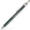 Faber-Castell B-136500 - Portamine TK-Fine con Gomma cancellabile e 3 mine Fine tratto 0,5 mm - Graduazione HB - Nero