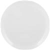 H&H Premiere Set 6 Piatti Piani, Opale, Bianco, 27cm