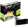 MSI NVIDIA GeForce GT730 Scheda grafica,2 GB,GDDR3,PCI-E 2.0,HDMI+DVI-4096x2160