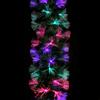 Christmas Decoration Ghirlanda Fibre Ottiche 8 Funzioni