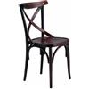 Home Living Sedia Croce - Noce Anticato
