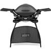 Weber Barbecue Elettrico Q 2400 Dark Grey con Stand