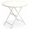 Emu Tavolo Rotondo Arc en Ciel Ø80 cm - Bianco Opaco