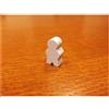 Pedina Omino Junior Bianca 13,5x8x24 mm