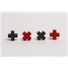Token croce 20x20x8mm nero