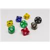 Egyp Dado a 10 facce Blu trasparente