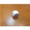 Dado d6 16mm vuoto Bianco (in legno)