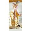 Sonda Statuetta Capodimonte Statuina in porcellana di uomo ragazzo del'700 con violino