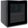 Ristoattrezzature Frigo vetrina bibite refrigerata da banco 1 anta 0 +10°C nero 76 lt dimensione 43,5x48,6x50h cm