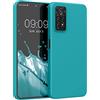 kwmobile Custodia Compatibile con Xiaomi Redmi Note 11 Pro / 11 Pro (5G) / 12 Pro (4G) Cover - Back Case per Smartphone in Silicone TPU - Protezione Gommata - petrolio matt