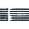 Schneider Pictus Fineliner (tratto 0,05 mm), confezione da 6 pezzi, nero