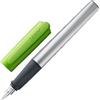 Lamy nexx lime - Stilografica con impugnatura antiscivola e pennino in acciaio lucido per mancini misura M - corpo triangolare in alluminio - cartuccia T 10 blue inclusa