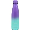 Nerthus FIH 904 bottiglia termica acciaio inox 500 ml doppia parete design sfumato ideale per sport lavoro spiaggia e palestra