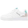 BK British Knights British Knights Viga, Scarpe da Ginnastica Donna, Bianco Grigio Chiaro Turchese, 36 EU