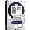 Western Digital WD20PURZ WD Purple Hard Disk per Videosorveglianza con Tecnologia Allframe 4K 3.5 Pollici SATA 6 GB/s 180TB/Anno, 64 MB Cache, 5400 RPM, 2 TB, Grigio