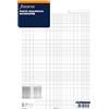Filofax - Fogli a quadretti per quaderno ad anelli, formato A4, colore: bianco