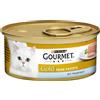 Gourmet Gold Mousse 48 x 85 g Alimento umido per gatti - Mix Terra e Mare (24 Pollo + 24 x Tonno)