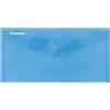 DONAU Cartellina con chiusura a scatto PP DL 180 micron blu/tipo busta/tipo con blocco a scatto, indice -N.a. / materiale -Pp/colore-blu/formato DL/spessore [mm]-180µm / dimensioni (mm)-225 x 126